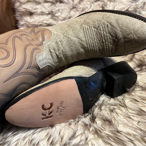 Dan Post Men's Western Boots - Tan and Cream - Picture 14 of 16